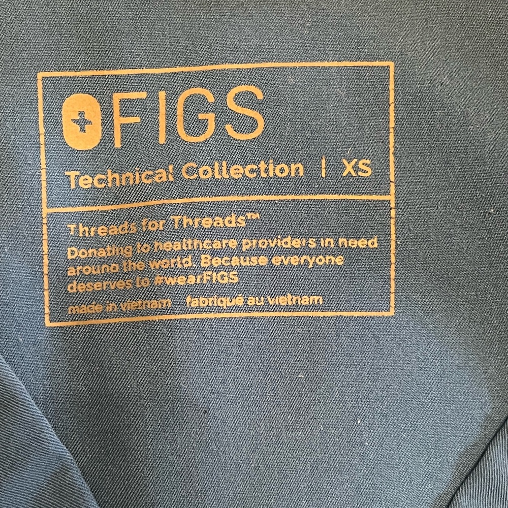 Figs royal blue scrubs